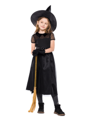 Classic Witch Costume Set For Girls – Halloween Costumes Wholesale