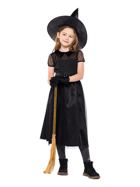 Classic Witch Costume Set For Girls – Halloween Costumes Wholesale