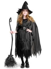 Girls Black Witch Costume