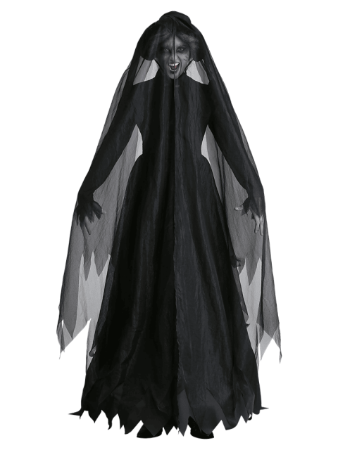 Women's Gothic Ghost Witch Dress Costume