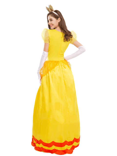 Women's Super Mario Princess Peach Costume