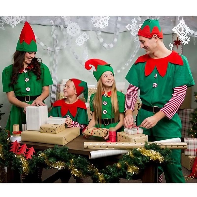 family christmas costumes and holiday outfits