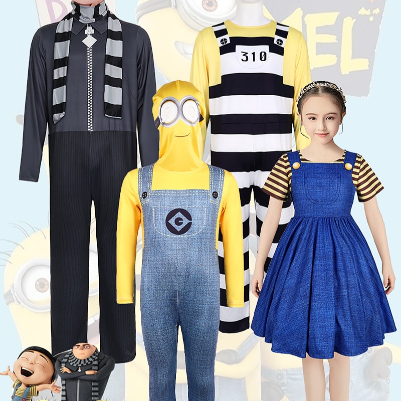kids and adults minions outfits