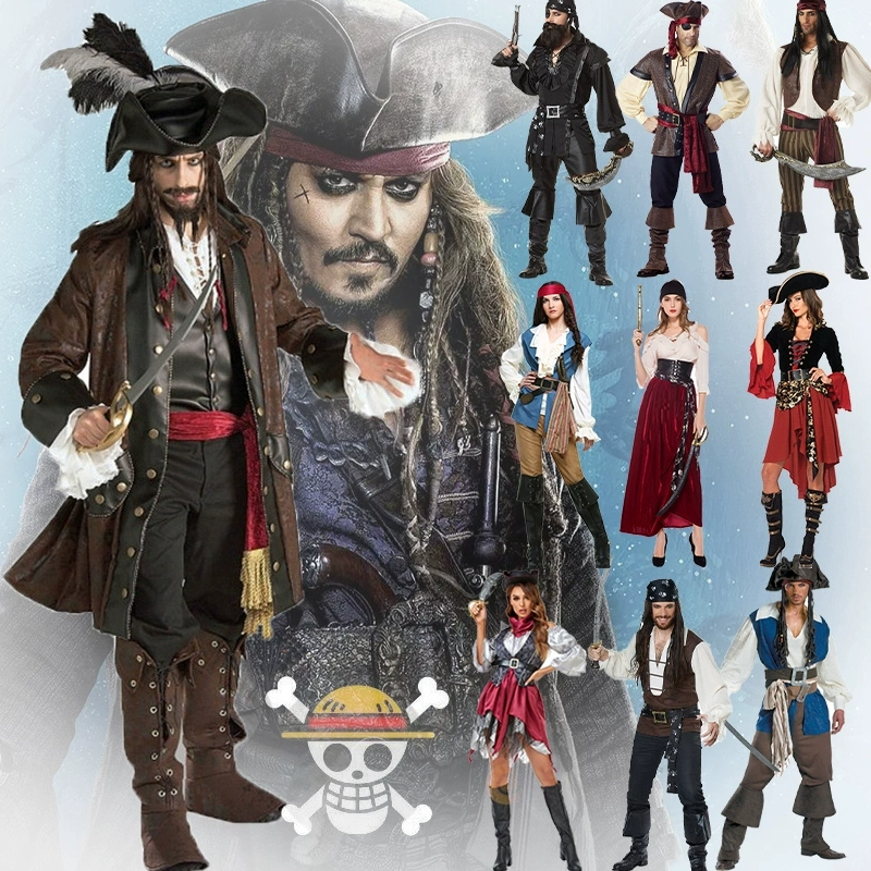 pirate halloween costumes for men women and kids