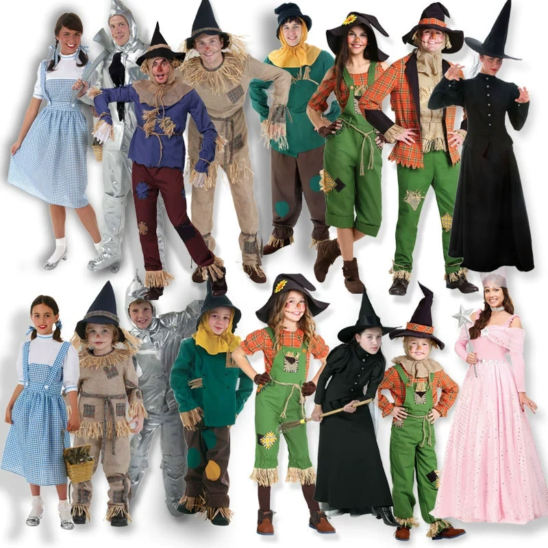 wizard of oz halloween costumes for adults and kids