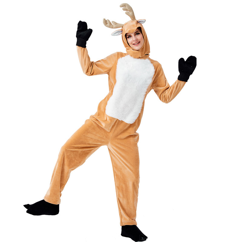 Adult Reindeer Costume Set - Soft & Complete - Wholesale Available
