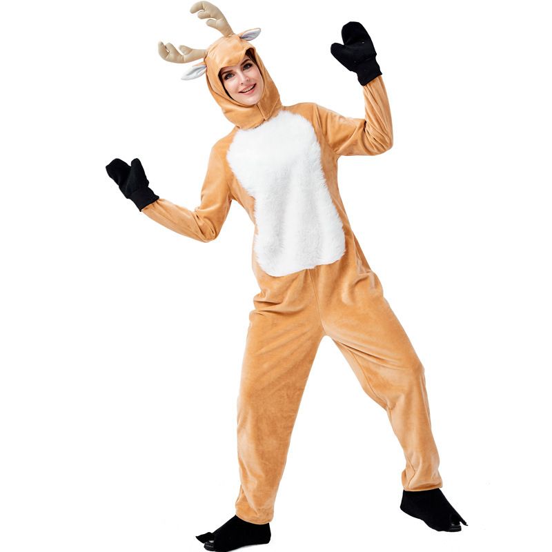 Adult Reindeer Costume Set - Soft & Complete - Wholesale Available