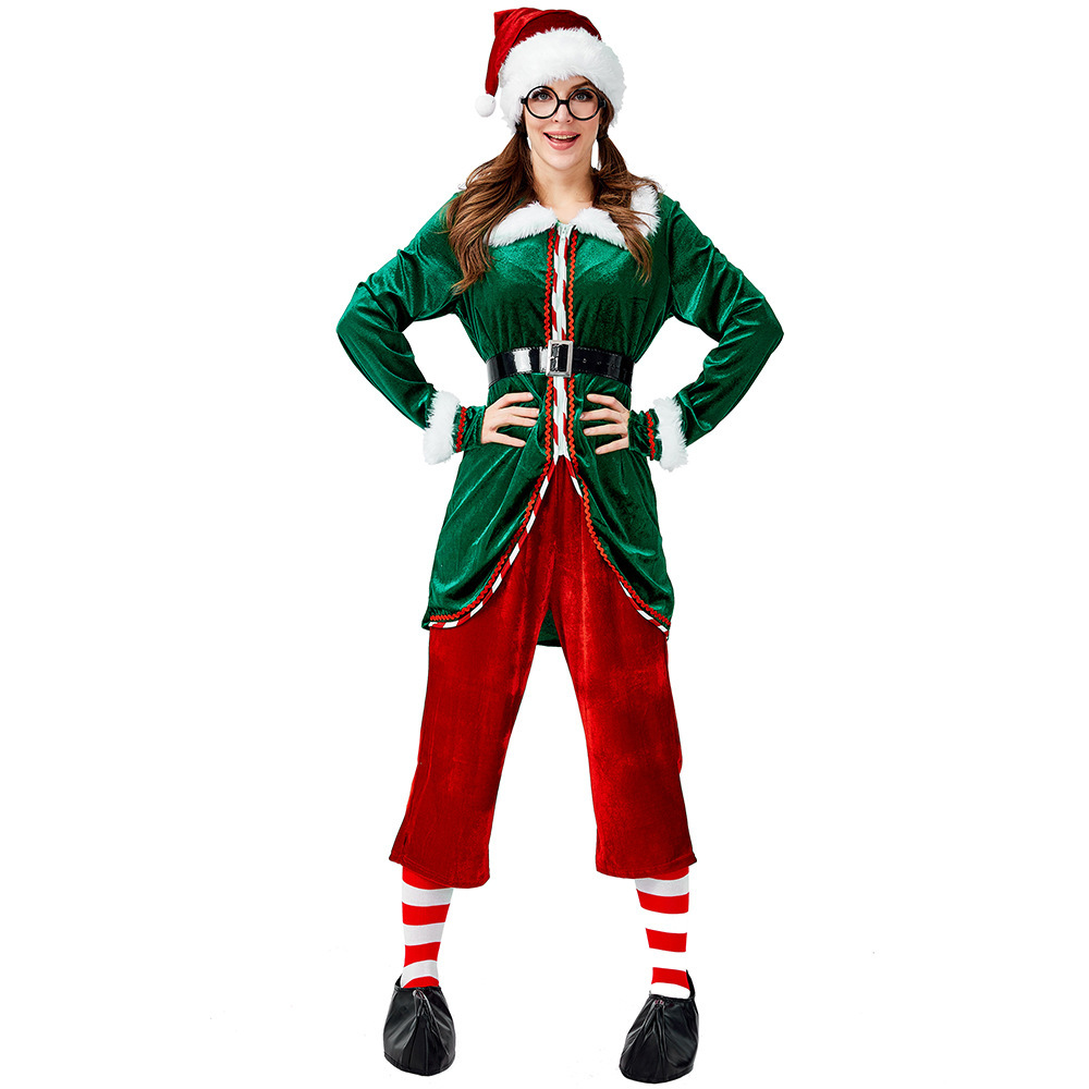 Green Christmas Elf Costume Wholesale for Women