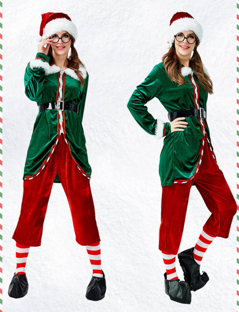 Green Christmas Elf Costume Wholesale for Women