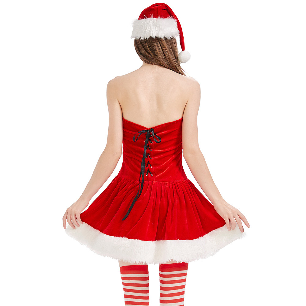 Strapless Santa Dress