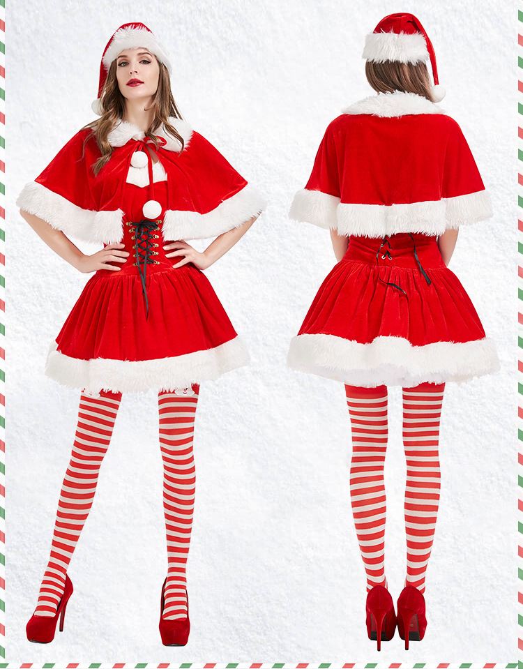 Strapless Santa Dress