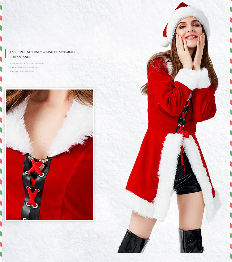 Coat-Style Santa Dress
