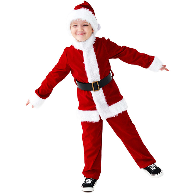 Family Christmas Costume Wholesale Matching Santa Outfit Set