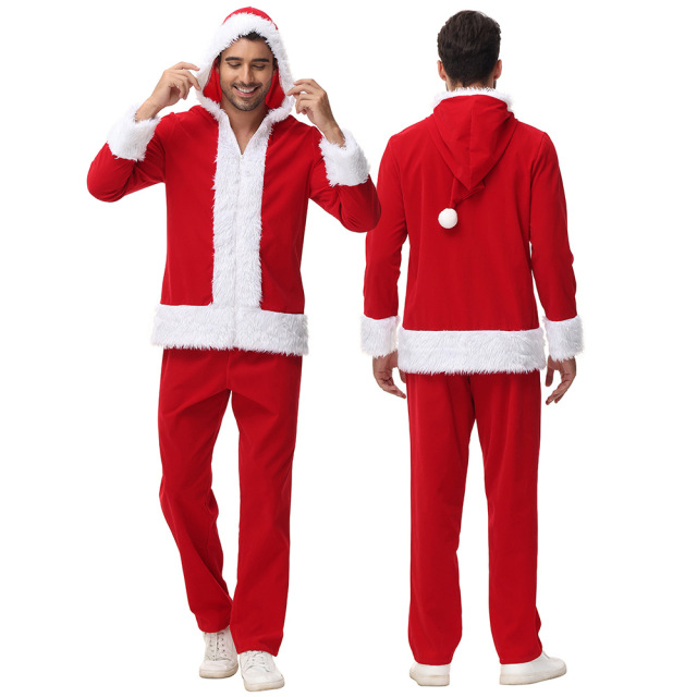 Family Christmas Costume Wholesale Matching Santa Outfit Set
