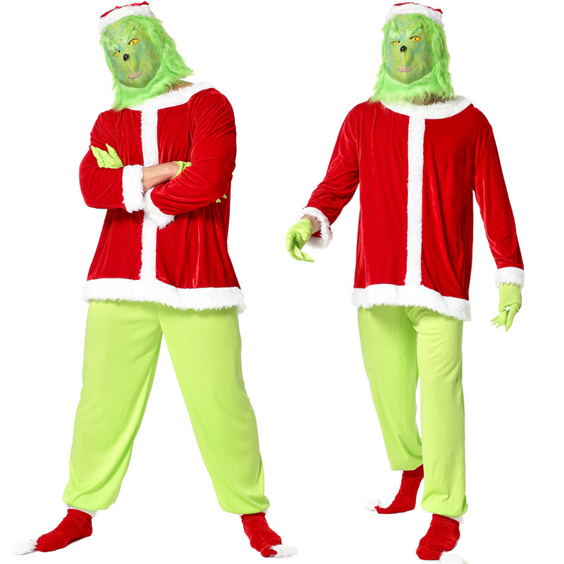 Wholesale Grinch Costume for Christmas Character Events