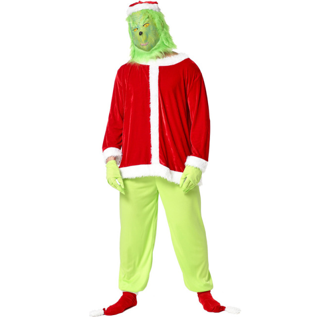 Wholesale Grinch Costume for Christmas Character Events