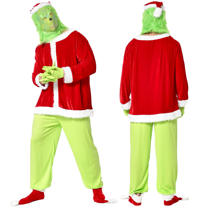 Wholesale Grinch Costume for Christmas Character Events