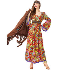 80s Disco Costume Women Hippie Dress | Wholesale Supply