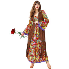 80s Disco Costume Women Hippie Dress | Wholesale Supply