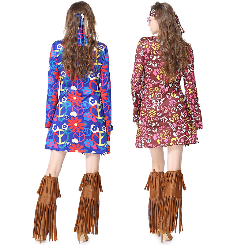 Women's Hippie Disco Dress