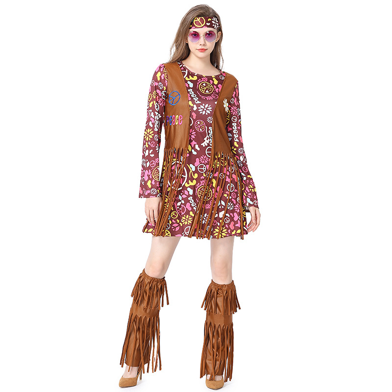 Women's Hippie Disco Dress