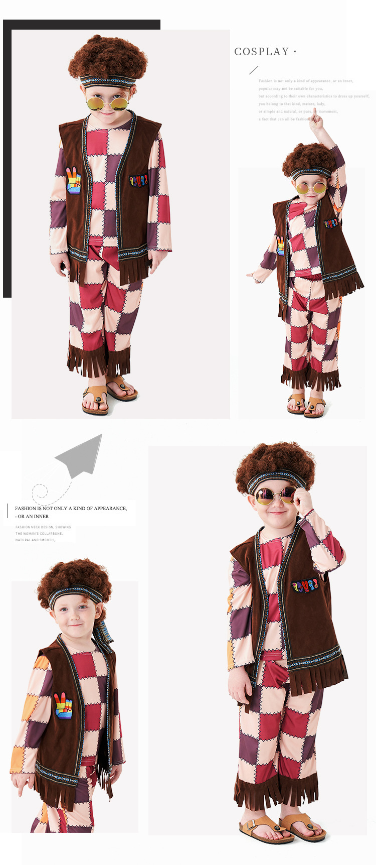 Kids Hippie Disco Costume