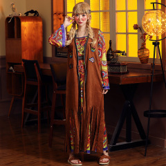 70s Hippie Long Dress | Wholesale Disco Costume for Women
