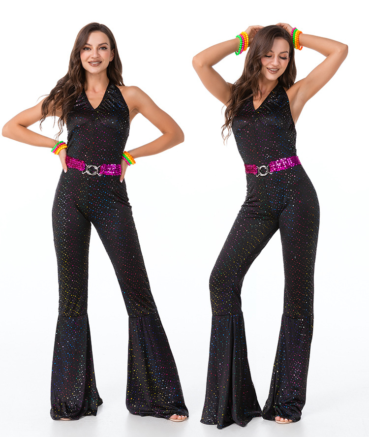 Black Disco Jumpsuit