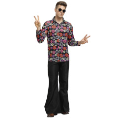 Disco Couple Costume Set | Retro Floral Couples Fancy Dress