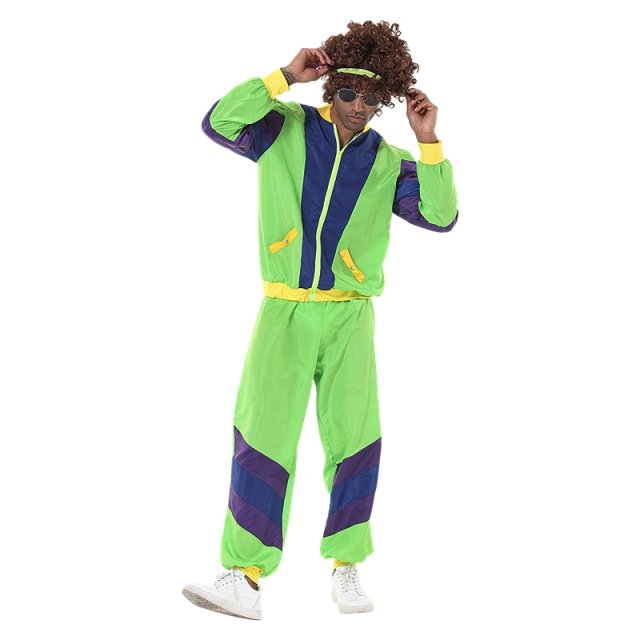 80s 90s Shell Suit Tracksuit Costume Wholesale Retro Dance
