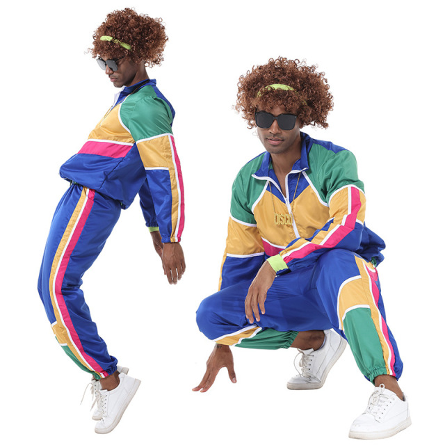80s 90s Shell Suit Tracksuit Costume Wholesale Retro Dance