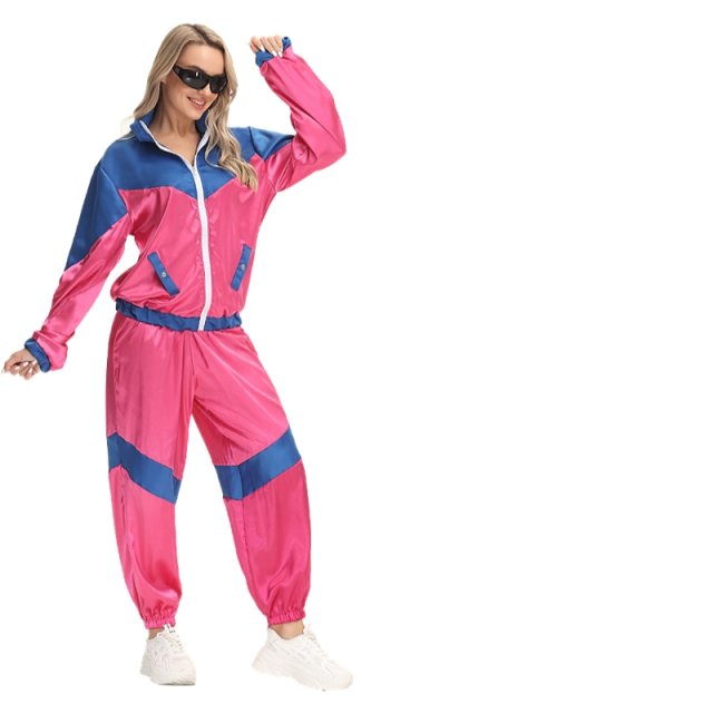 Wholesale 80s 90s Shell Suit Retro Costumes for Women