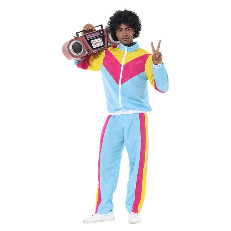 80s 90s Shell Suit Tracksuit Costume Wholesale Retro Dance