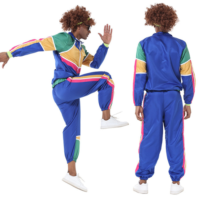 80s 90s Shell Suit Tracksuit Costume Wholesale Retro Dance