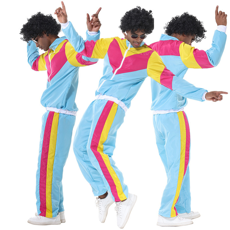 80s 90s Shell Suit Tracksuit Costume Wholesale Retro Dance