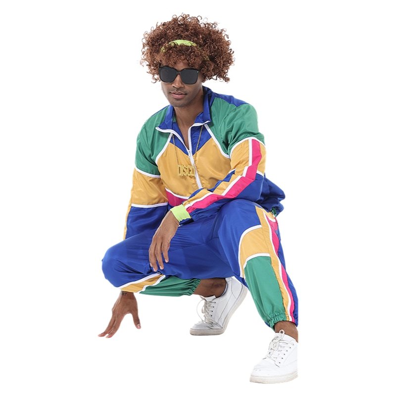 80s 90s Shell Suit Tracksuit Costume Wholesale Retro Dance