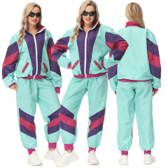 Wholesale 80s 90s Shell Suit Retro Costumes for Women