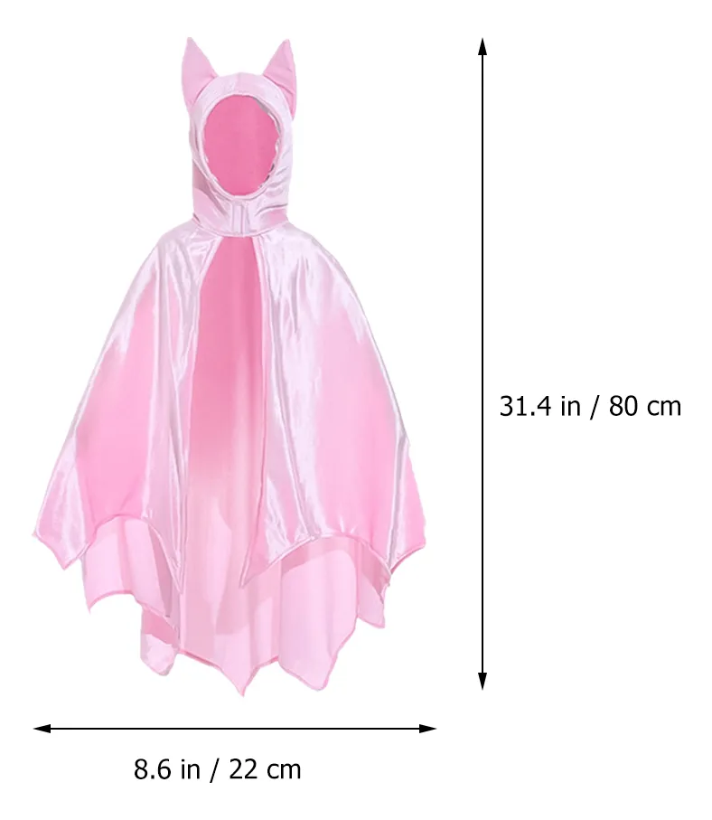 Pink Bat Cape Costume