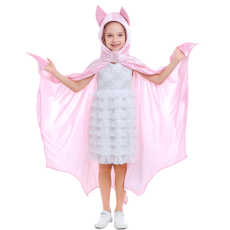 Pink Bat Costume for Kids - Wholesale Bat Girl Cape Halloween