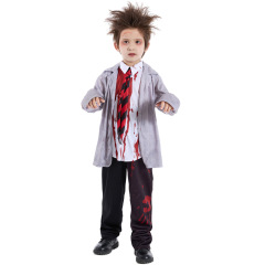 Zombie Costume Boy School Uniform - Wholesale Child Zombie Costume