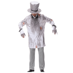 Ghost Costume Men - Mens Zombie Costume Gentleman Ghost Set Wholesale