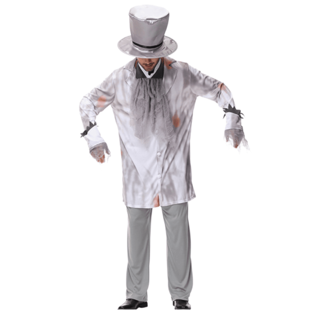 Ghost Costume Men - Mens Zombie Costume Gentleman Ghost Set Wholesale
