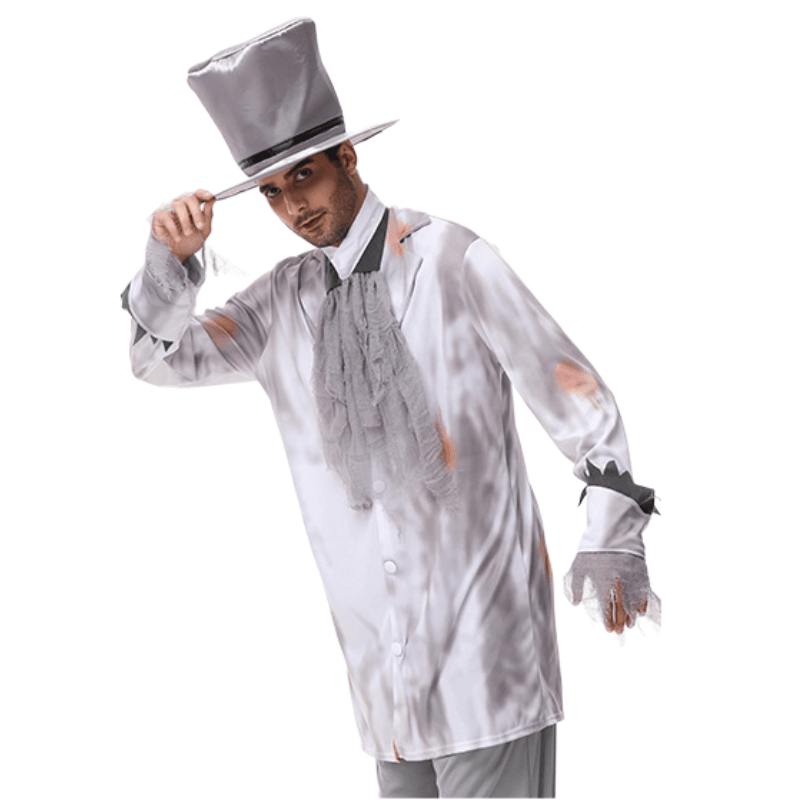Ghost Costume Men - Mens Zombie Costume Gentleman Ghost Set Wholesale