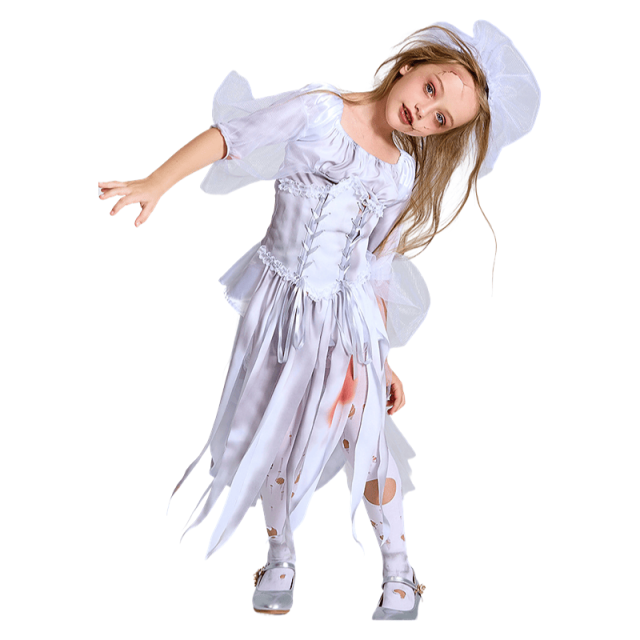 Wholesale Scary Group Halloween Costumes - Zombies 4 Costumes Family Set