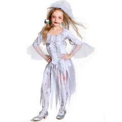 Zombie Bride Costume Girl - Girls Zombie Costume Wedding Dress Wholesale
