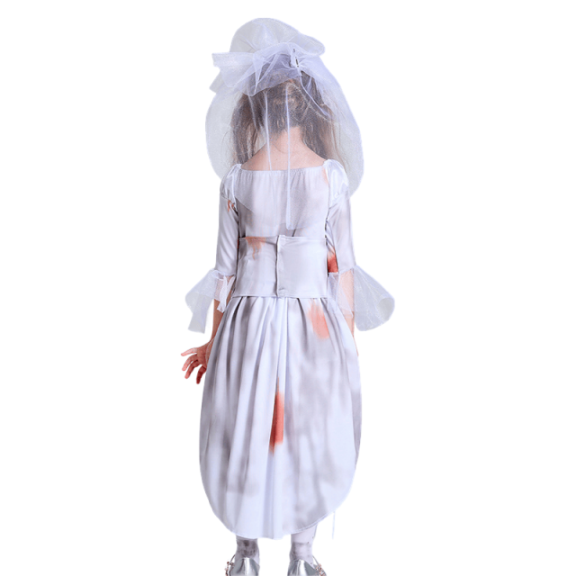 Zombie Bride Costume Girl - Girls Zombie Costume Wedding Dress Wholesale