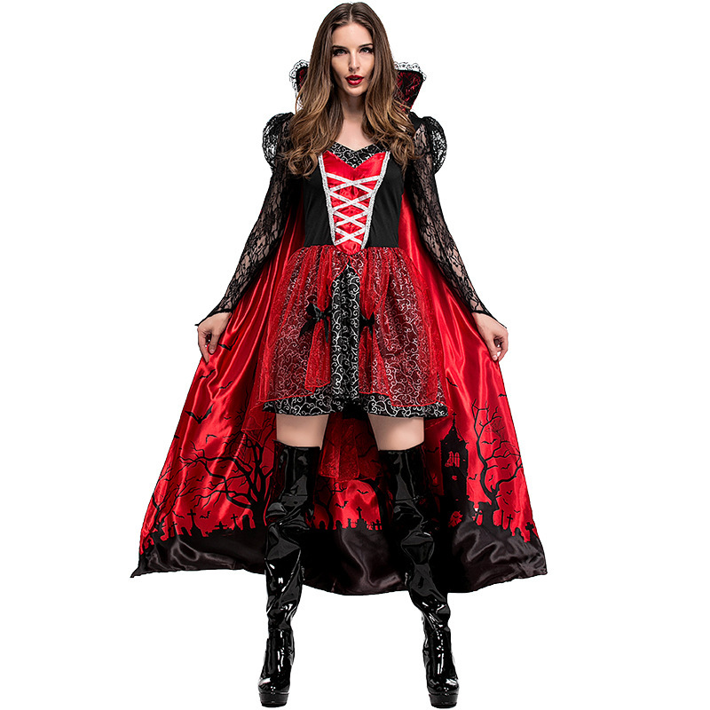 Wholesale Adult Vampire Costume - Female Gothic Victorian Dress