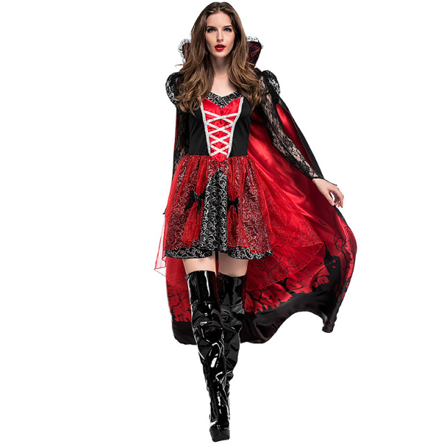Wholesale Adult Vampire Costume - Female Gothic Victorian Dress