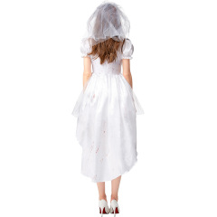 Wholesale Ghost Bride Costume - Zombie Wedding Dress Set