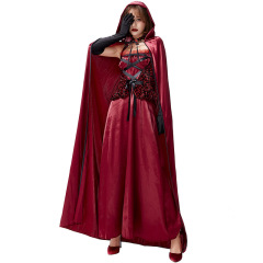 Wholesale Vampire Queen Costume - Women's Gothic Hooded Dress